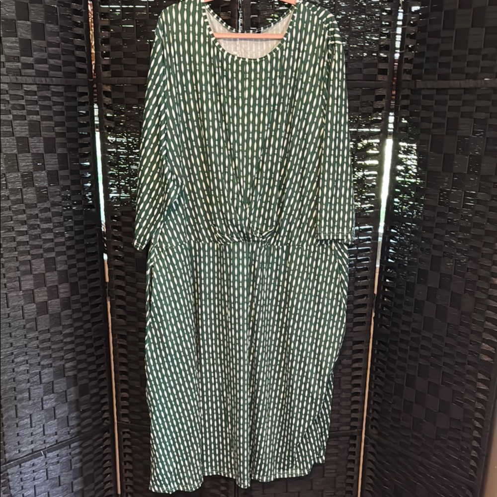 Bloomchic Green Patterned Women's Dress US 30